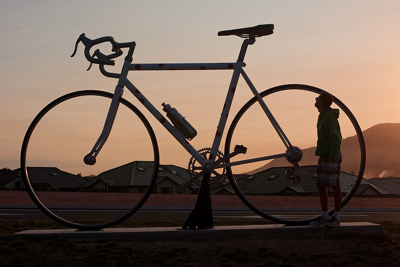 Lake Taupo New Zealand bike